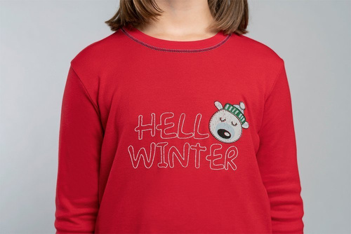 Czoka Italian FashionPiżama dziewczęca -czerwony