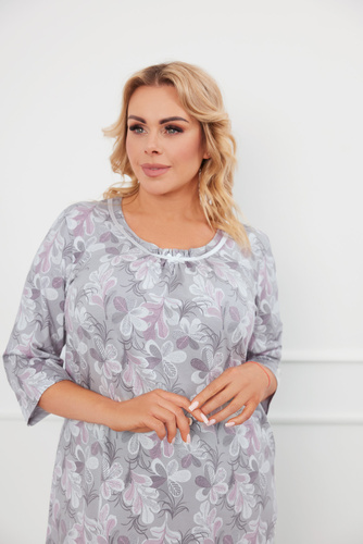 Ardila koszula nocna, rękaw 3/4 Italian Fashion - druk