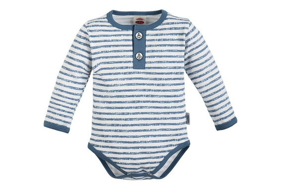 "BLUE SEA" Makoma Body polo z długim rękawem paski 