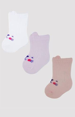 SB019 Girl Skarpety dla dziewczynki Noviti - mix kolor