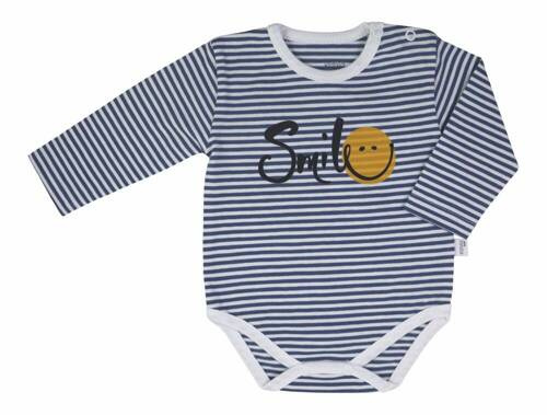 Olivier Koala Body z długim rękawem - paski