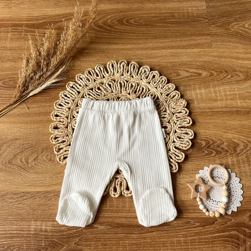 PDAB003 EkoBaby Mamatti Półśpiochy niemowlęce - ecru