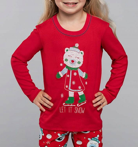 Czoka Italian FashionPiżama dziewczęca -czerwony