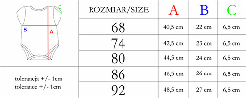 208095 Lizy Nicol Body z krótkim rękawem