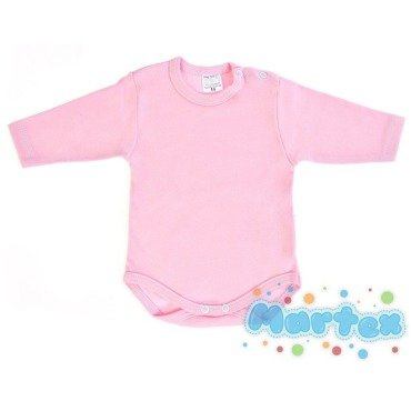 Body niemowlęce gładkie Martex różowy