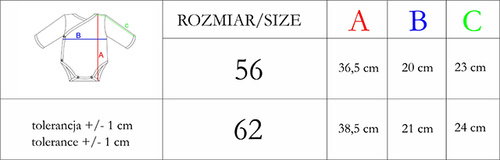 208096 Lizy Nicol Body z długim rękawem rozpinane