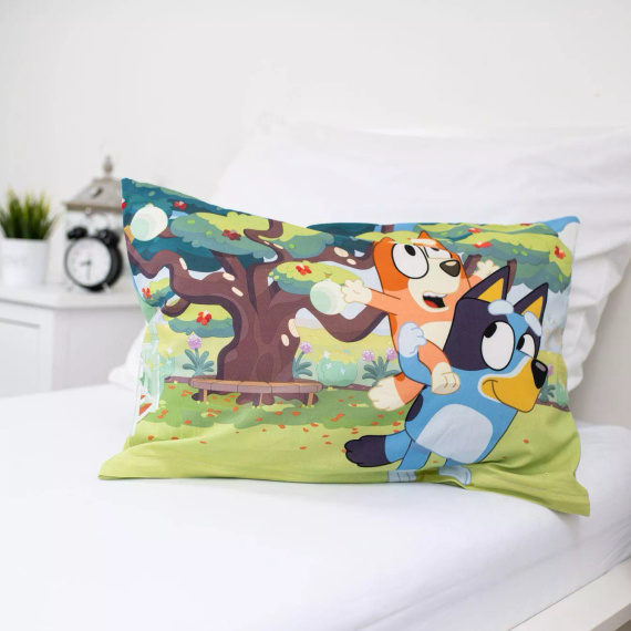 Pościel Bawełniana 100x135 Bluey 061 Niebieska 40x60 Jerry Fabrics