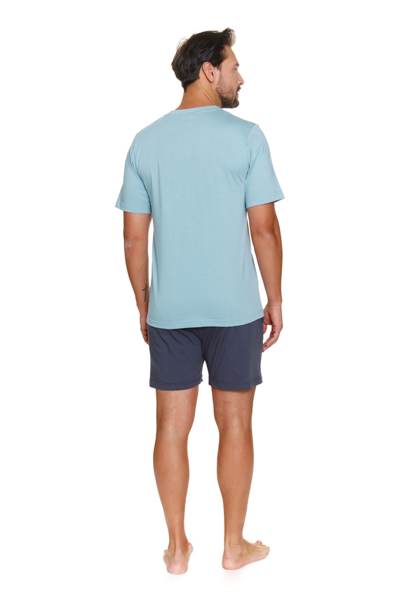 7232 Piżama Męska Doctor Nap - ice blue