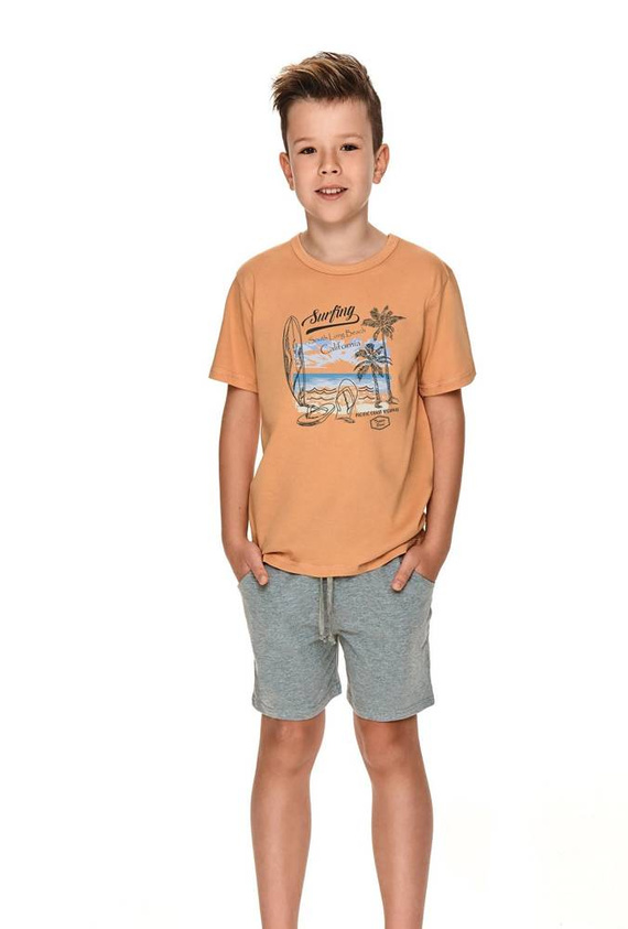 2748, 2749 Wadim piżama chłopięca Taro - cappuccino