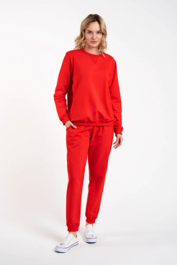 Panama Komplet dresowy Italian Fashion - czerwony