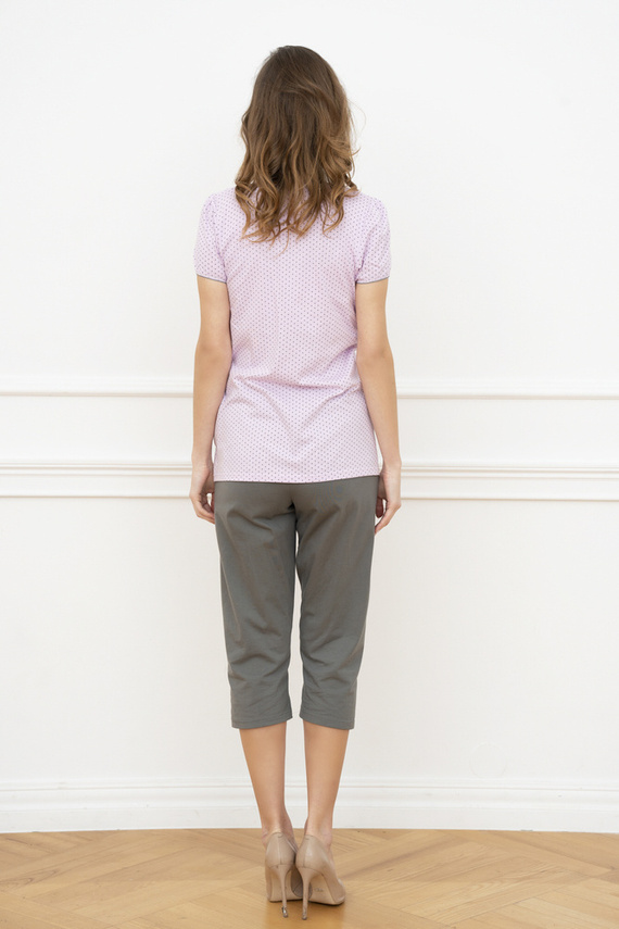 Felicita piżama damska krótki rękaw - różowy