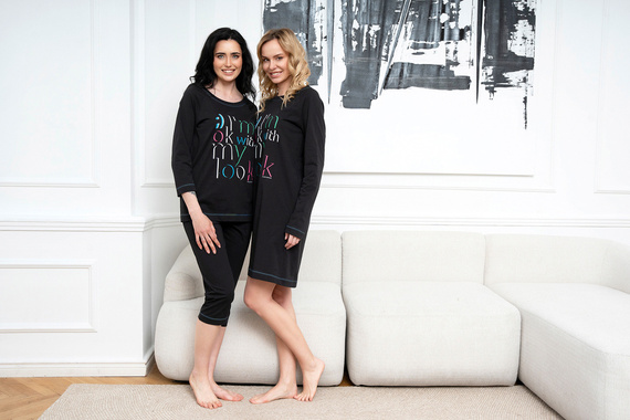 Olza koszula nocna Italian Fashion - czarny