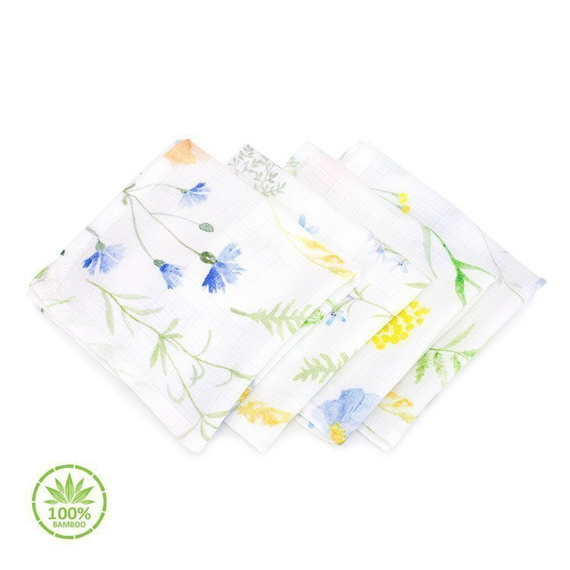 Chusteczki 100% Bamboo Muślin Ornithology Makaszka