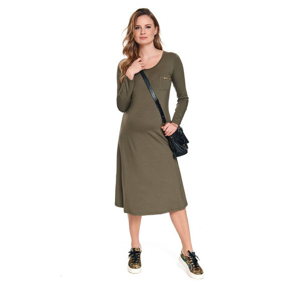 Ciążowa sukienka Lilly 9fashion khaki