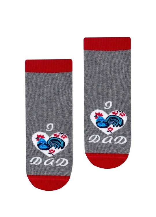 art.138 Skarpety Cotton Candy Folk Steven niebieski jasny melanż 097