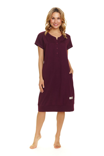 Koszula Nocna 4348 Doctor Nap - burgundy