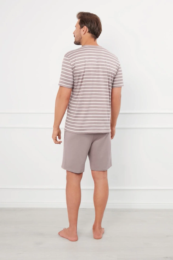 Bert Piżama Męska Italian Fashion - cappuccino