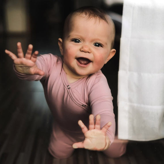 Spodnie niemowlęce 4286 Doctor Nap - papaya