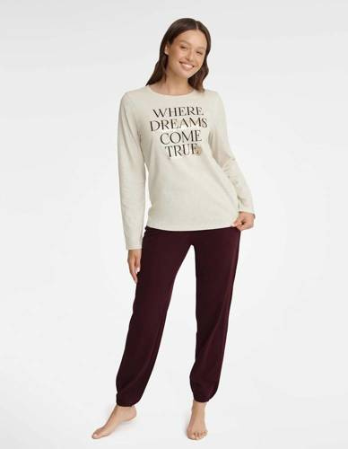 40930 Gracy Piżama Damska Henderson -beżowy