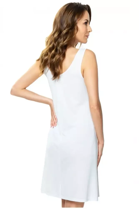 86553 Cloe Koszula nocna z koronką Mewa biały