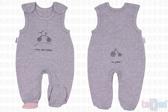 Śpioch bawełniany "BIKE" zielony Terjan