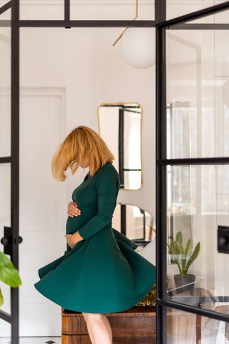 Mama Milk&Love Sukienka do karmienia butelkowa zieleń