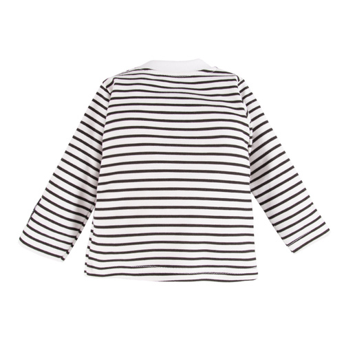 Magic Eevi Bluzka z długim rękawem- biała-paski