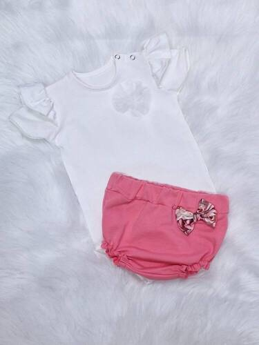 Rozalia Bambarillo Bloomers bawełniany różowy