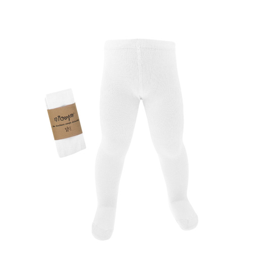 141603 Rajstopy bambusowe Nicol - biały