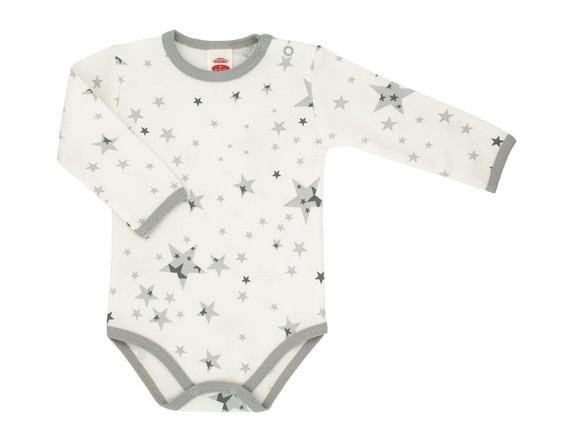Body z długim rękawem "STARS & TEDDY" Makoma miś