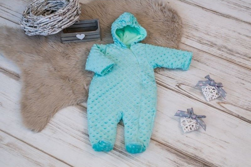 Minky kombinezon niemowlęcy Terjan - szary