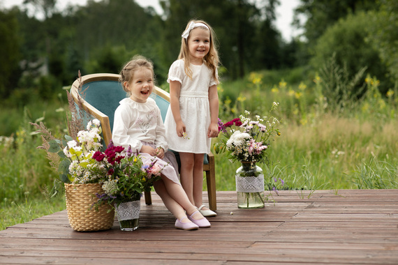 Charlotte Pinokio Sukienka, krótki rękaw - ecru