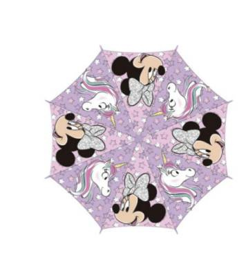 5242 Parasolka dla dzieci Myszka Mini Minnie Mouse parasol Setino unicorn gwiazdki różowy
