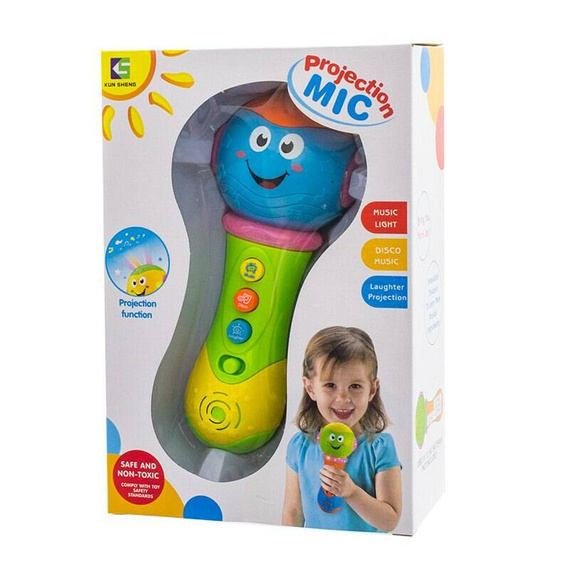 EBZ873 Zabawka mikrofon projektor Eurobaby
