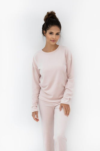 Harmony Piżama welurowa Homewear Sensis – polska produkcja, długi rękaw i spodnie