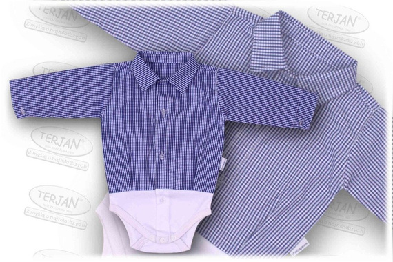 Koszulo- body długi rękaw Terjan białe