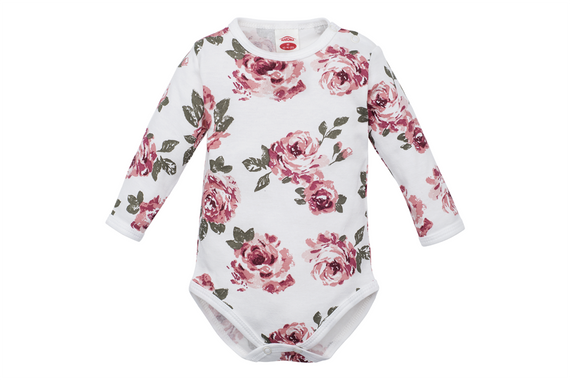 "ROSES" Makoma Body z długim rękawem