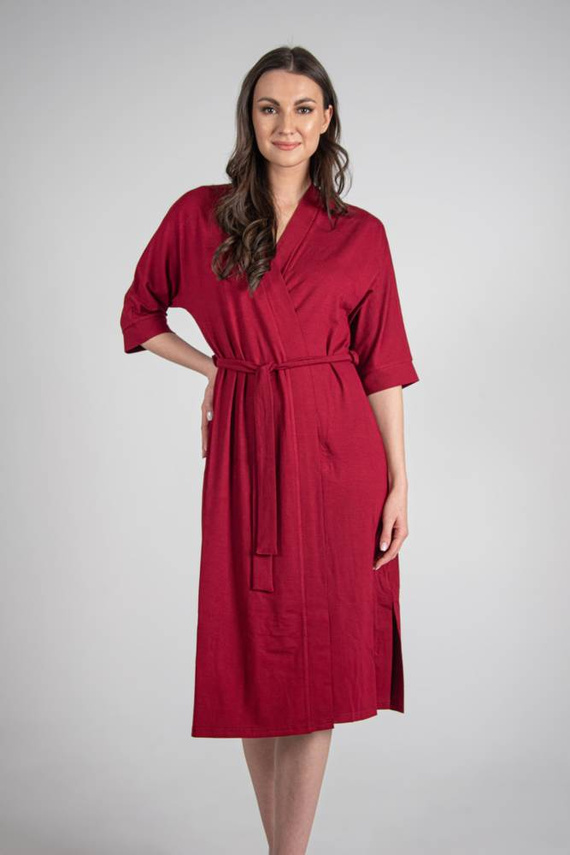 942 Visa Szlafrok Długi De Lafense - bordo