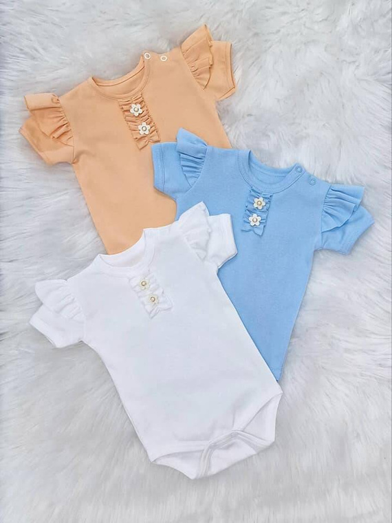 Ola Bambarillo Body z krótkim rękawem ecru