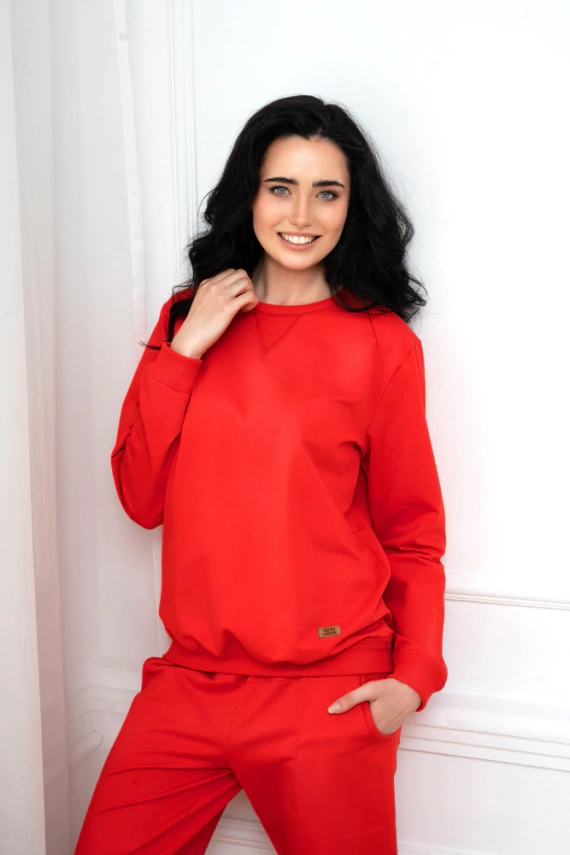 Panama Komplet dresowy Italian Fashion - czerwony