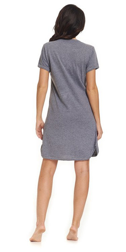9301 Koszula Nocna do karmienia Dobranocka- dark grey