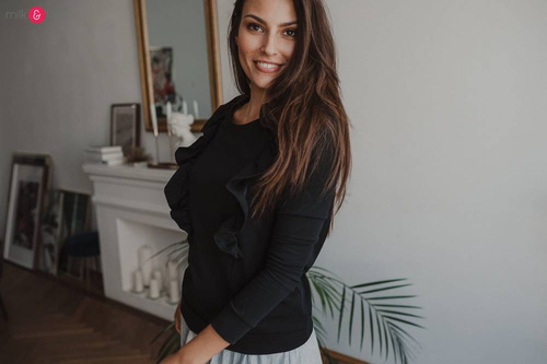 Milky Waves Milk&Love Bluzka do karmienia czarny