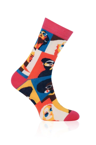 S171D Donna Italian Fashion Skarpety - różowy