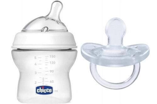 Zestaw Chicco – Butelka NaturalFeeling 150 ml + smoczek PhysioForma Soft 0–6 m