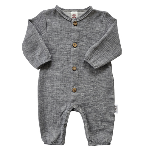 "Just Muslin Blue" Makoma Pajac muślinowy