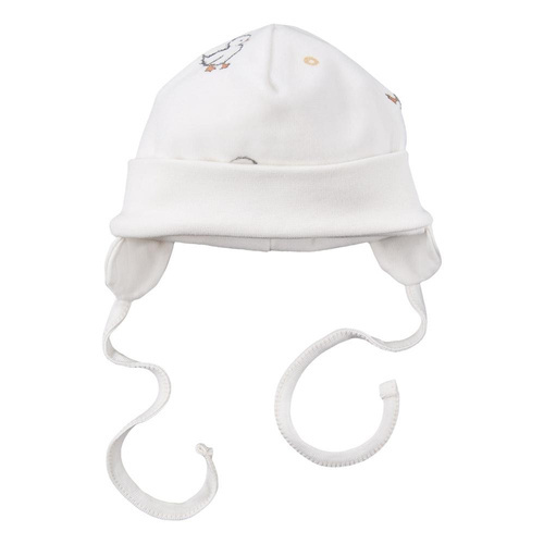 Little Ducks  Eevi Czapka niemowlęca - ecru