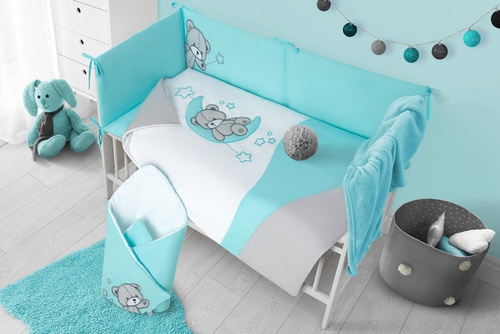 Pościel 3-częściowa "TEDDY BEAR" Belisima różowa