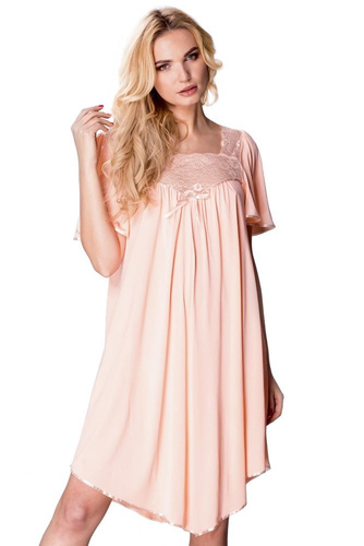 388 Józefina halka koszula nocna damska Mewa granatowy