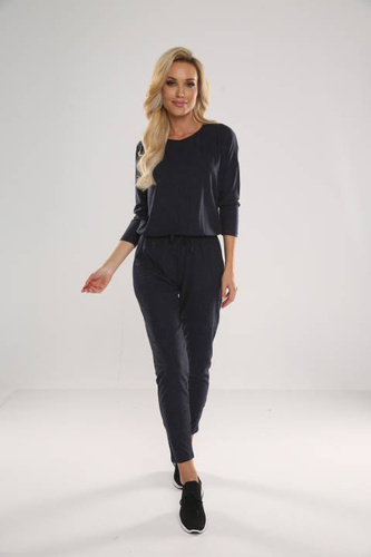 305 Paula Kombinezon Piżama Damska -granat