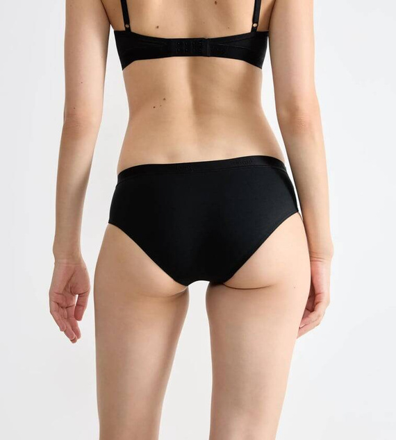 Go Casual Hipster Figi Damskie 2-pak Sloggi - black